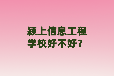 潁上信息工程學校好不好?