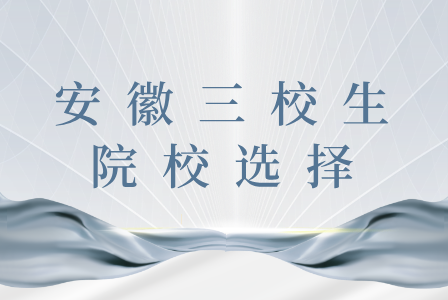 2025年安徽三校生可以報考哪些大專？